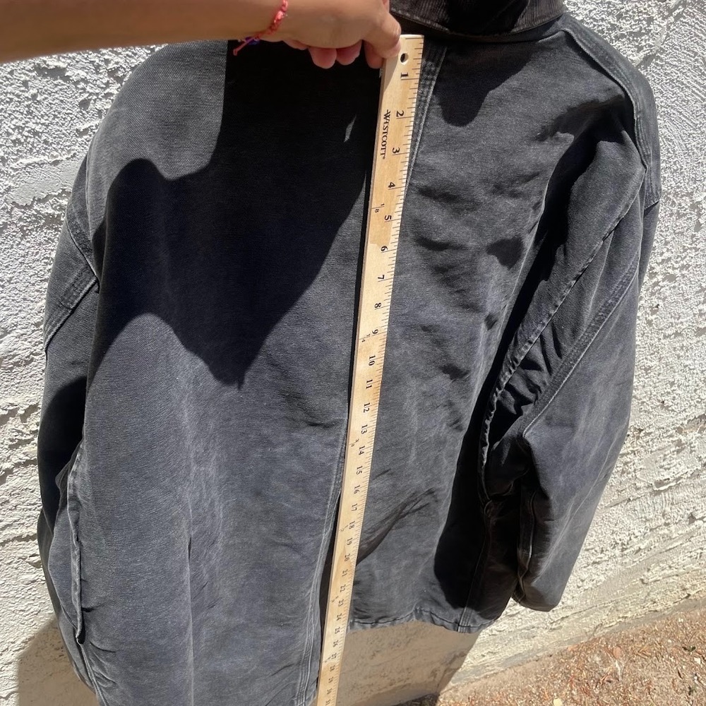 Carhartt C03 BLK Jacket (54) 2XL 90s Union USA Black Arctic Lining YKK Chore - Picture 7 of 10
